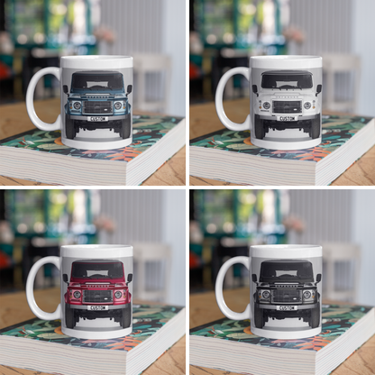 Personalised Land Rover Classic Defender 110 Mug