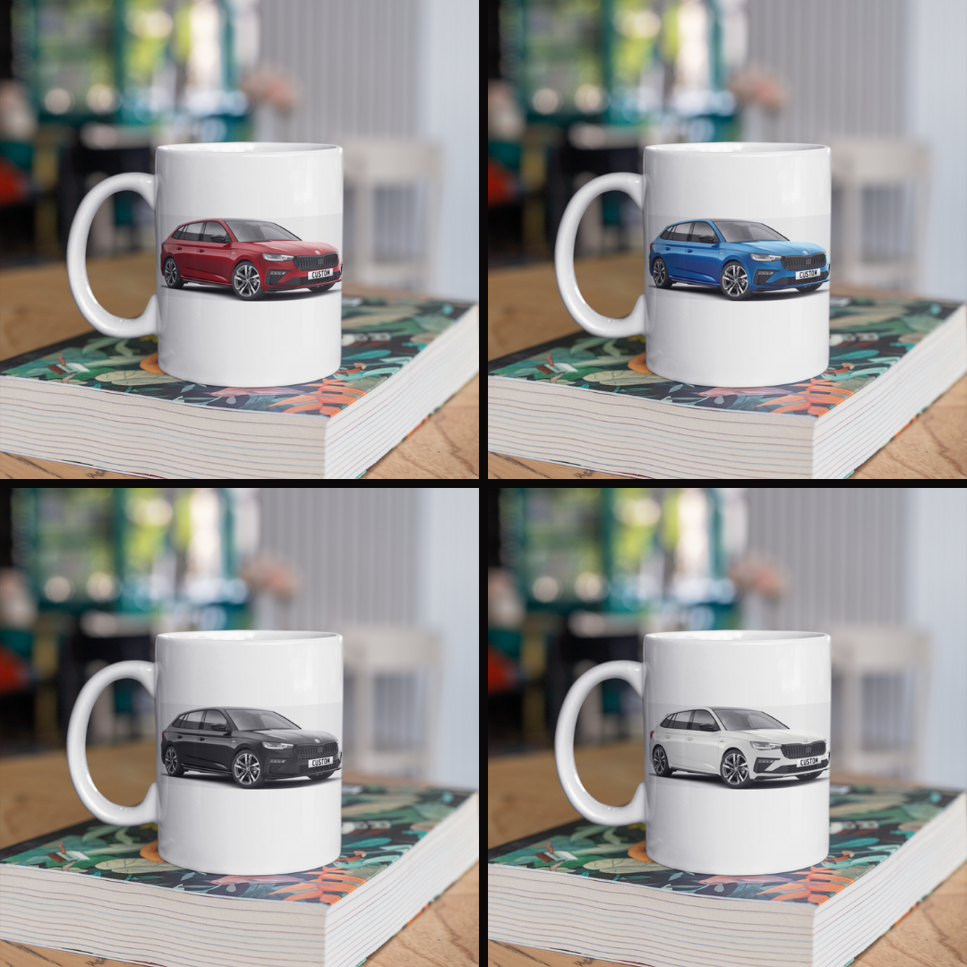 Personalised Skoda Scala Monte Carlo Mug