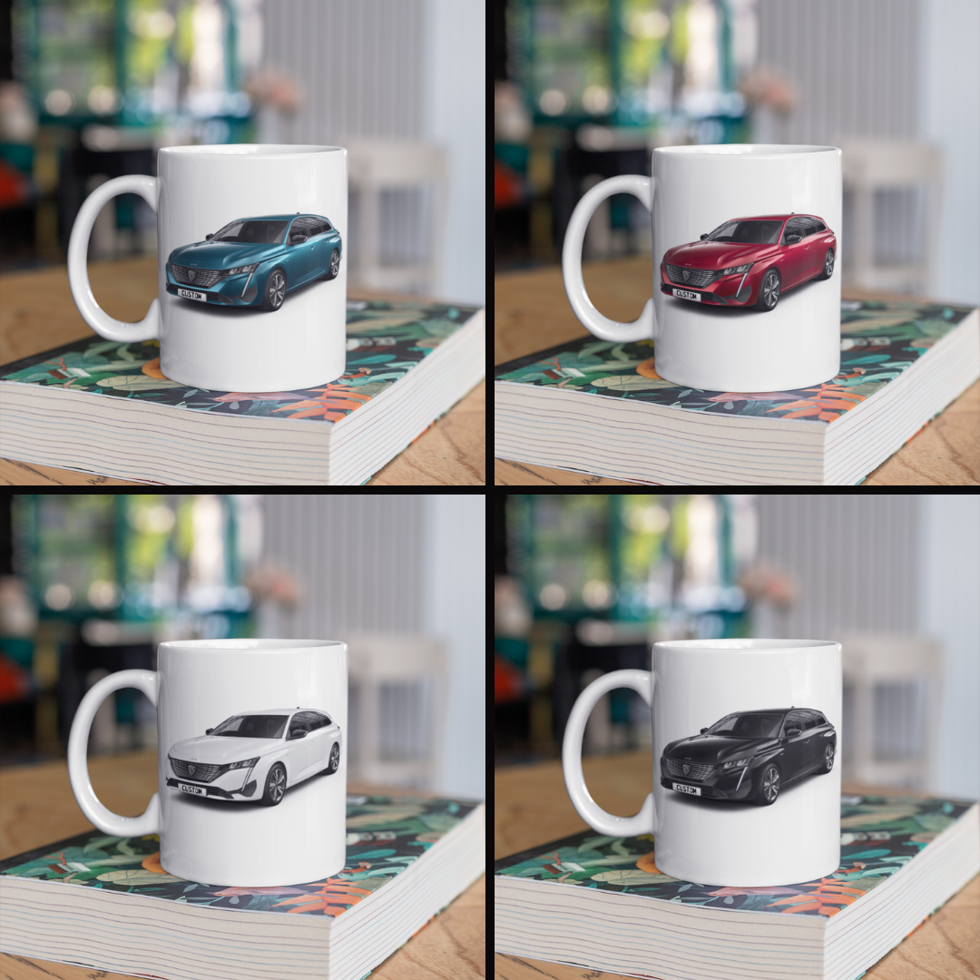 Personalised Peugeot 308 SW Allure Mug