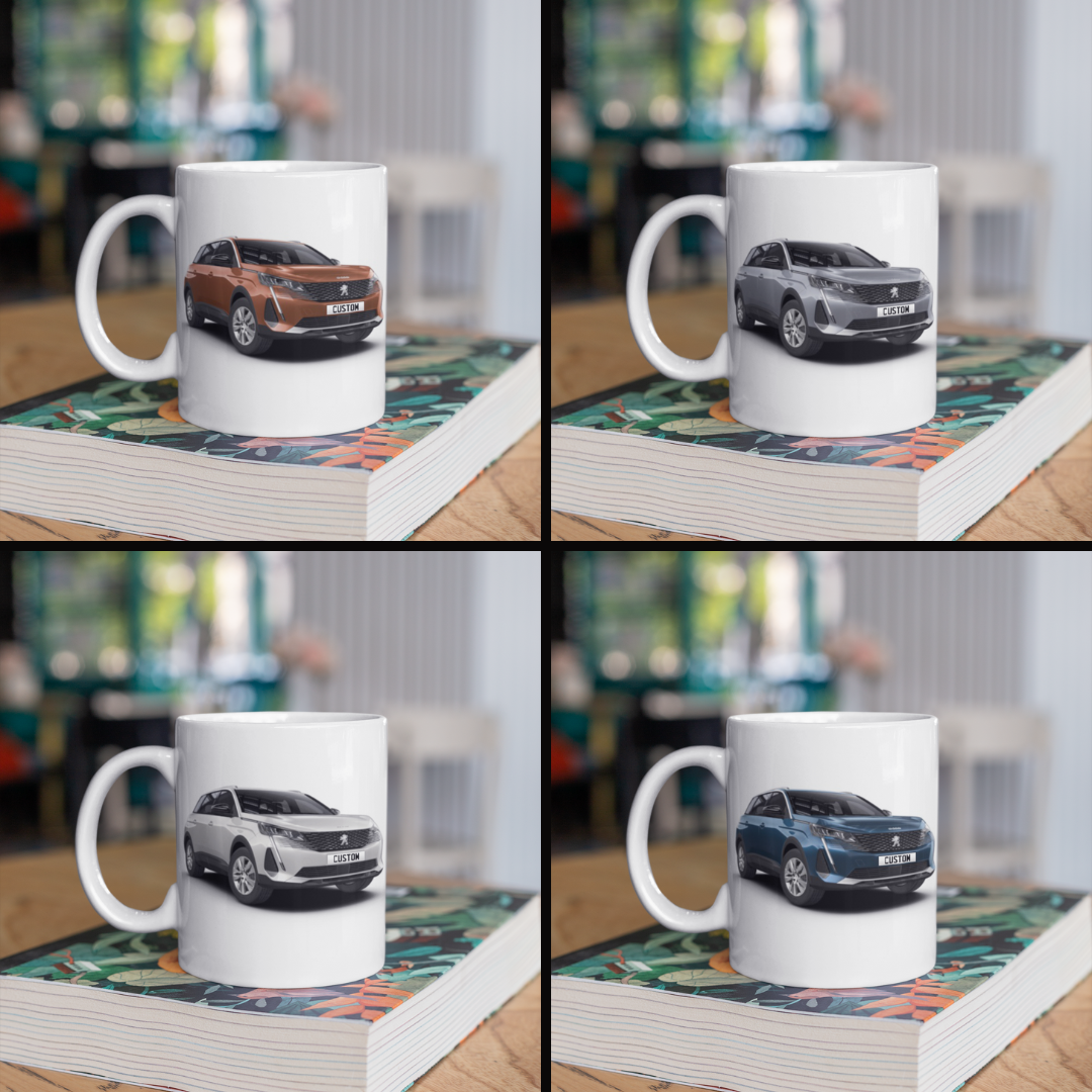 Personalised Peugeot 5008 Active Premium+ Mug