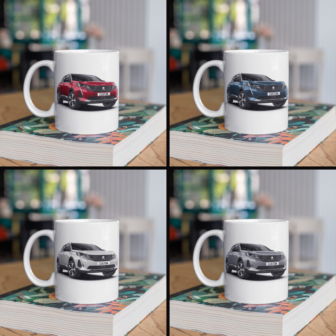 Personalised Peugeot 3008 GT Mug