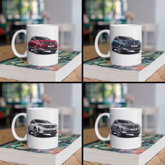 Personalised Peugeot 3008 GT Mug