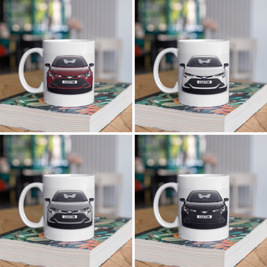 Personalised Toyota Corolla Icon Mug