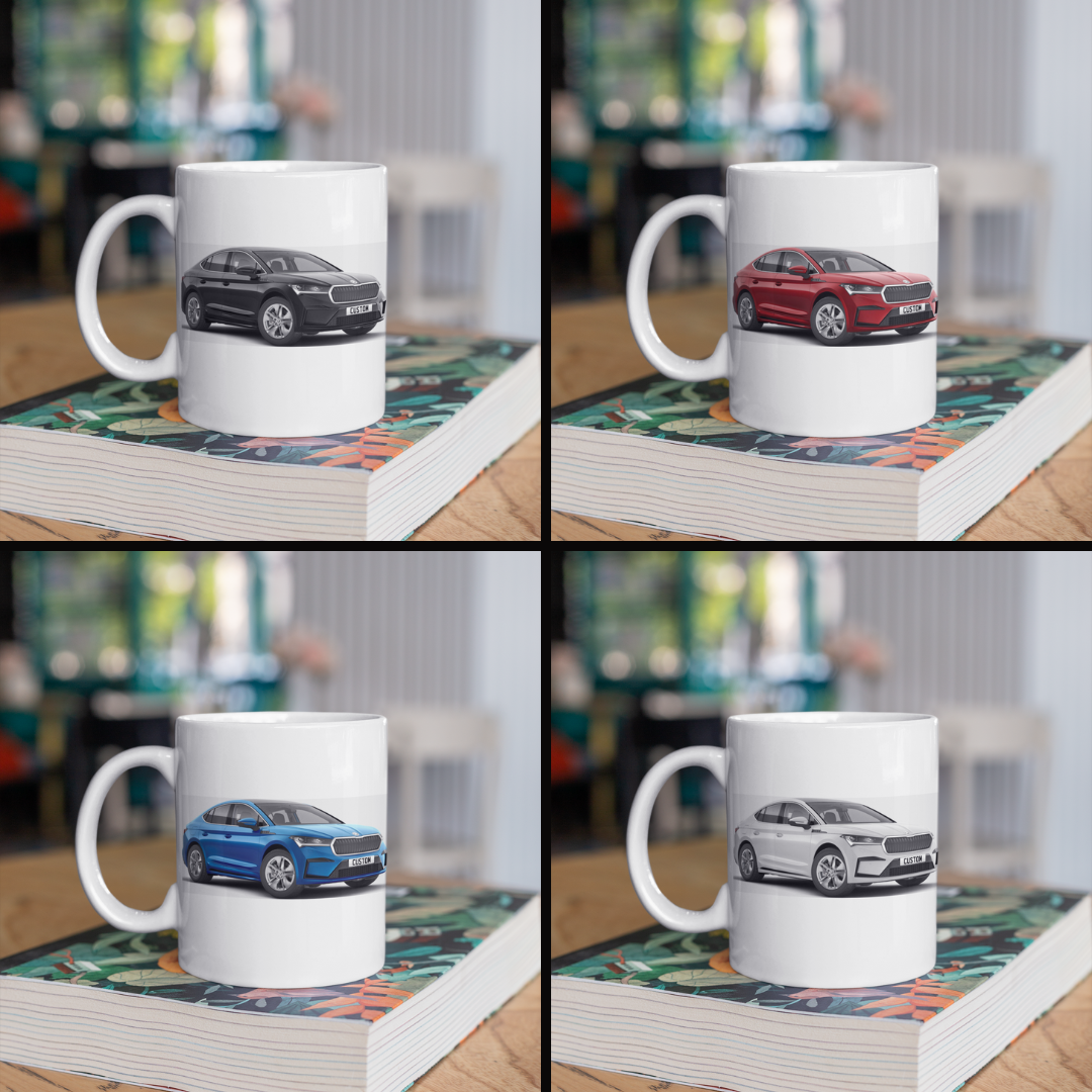 Personalised Skoda Enyaq Coupe 85 Edition Mug