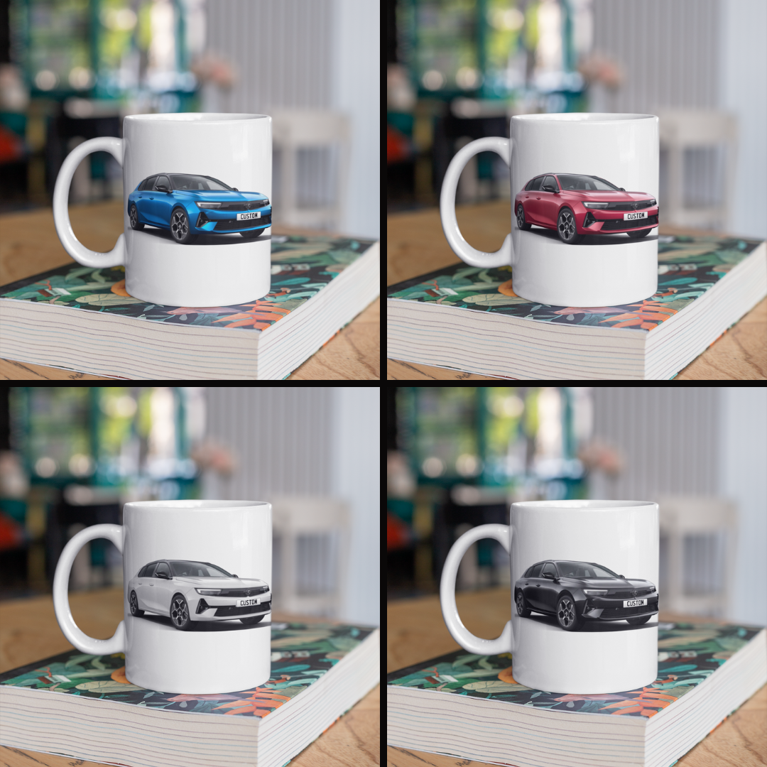 Personalised Vauxhall Astra Sports Tourer Hybrid Ultimate Mug