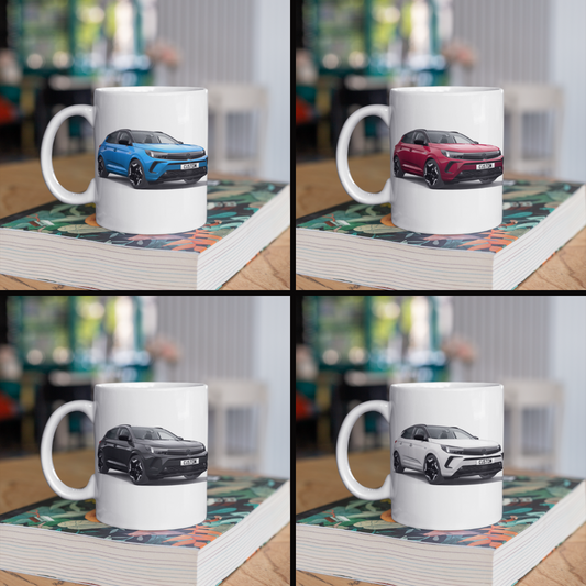 Personalised Vauxhall Grandland Hybrid GSE Mug