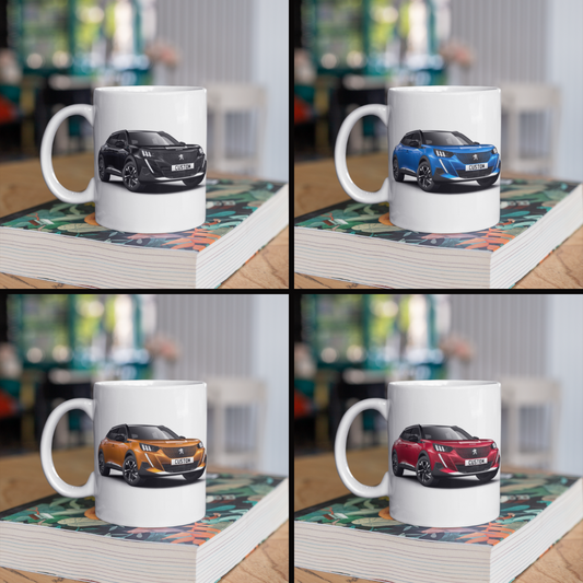 Personalised Peugeot e-2008 GT Mug