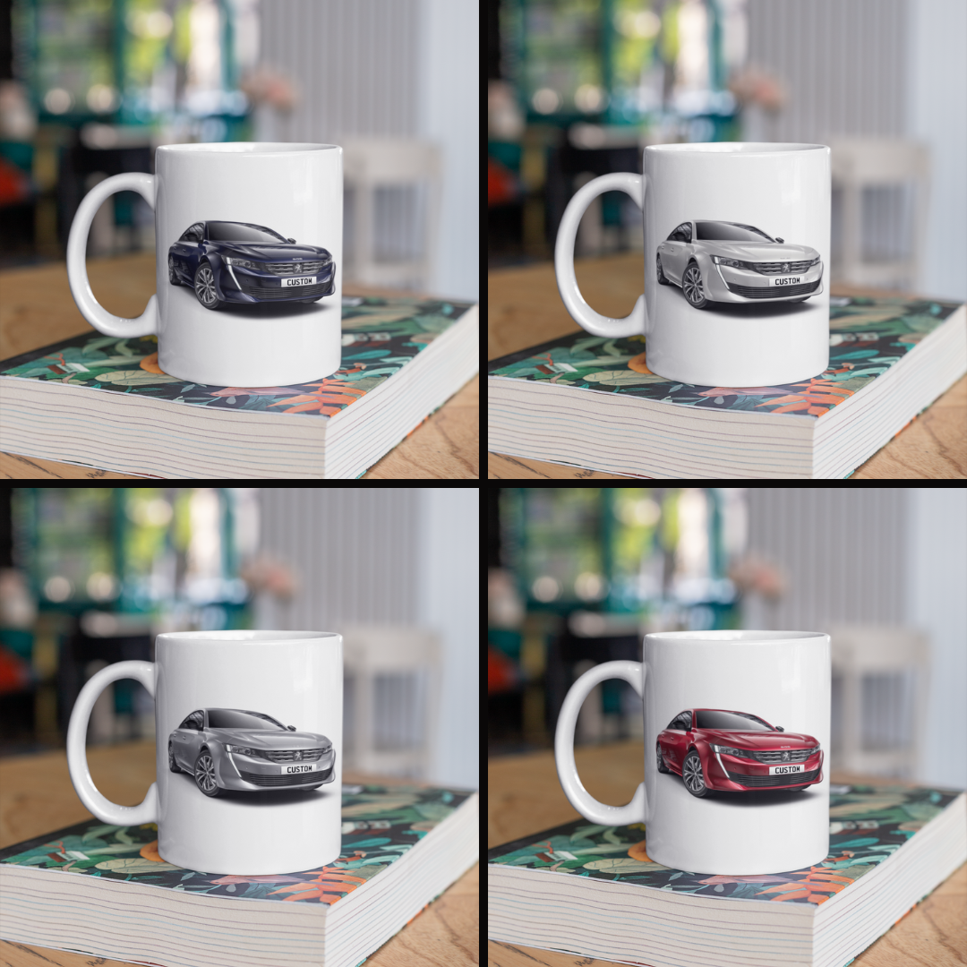 Personalised Peugeot 508 Allure Premium Mug