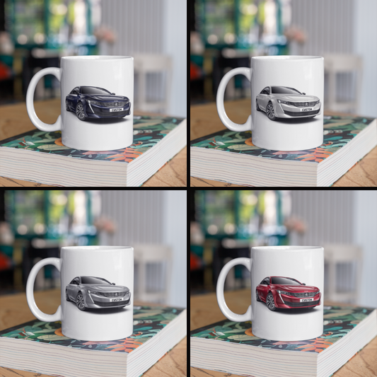 Personalised Peugeot 508 Allure Premium Mug