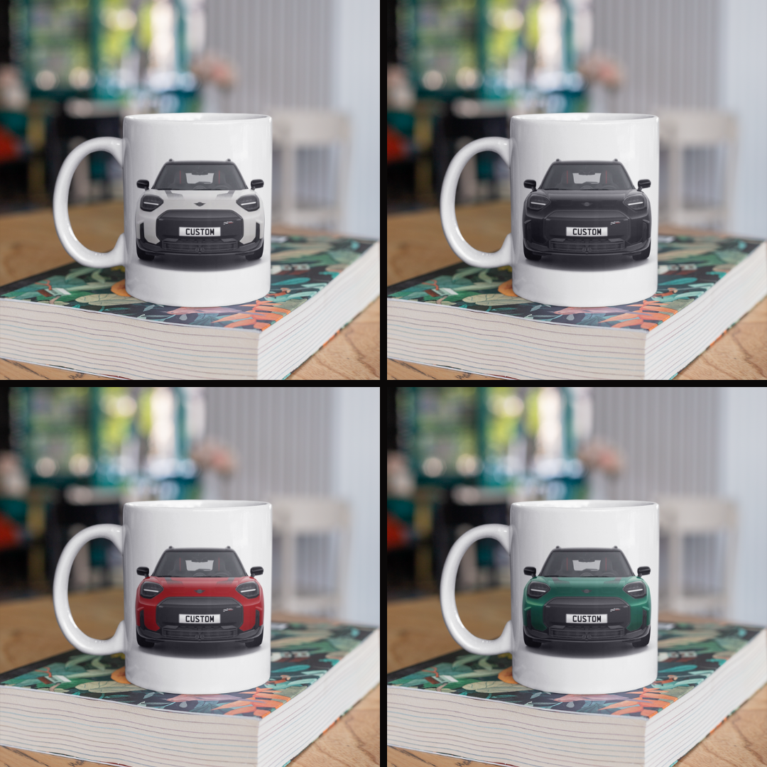Personalised Mini All Electric Mini Aceman E Sport Mug