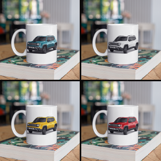 Personalised Jeep Renegade Upload Mug