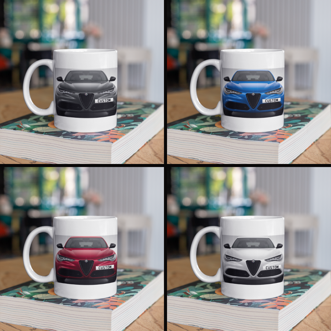 Personalised Alfa Romeo Stelvio Veloce Mug