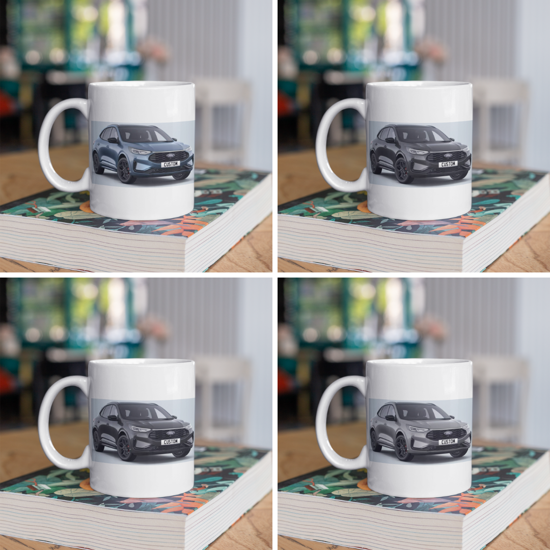 Personalised Ford Kuga Blue Cruise Edition Mug