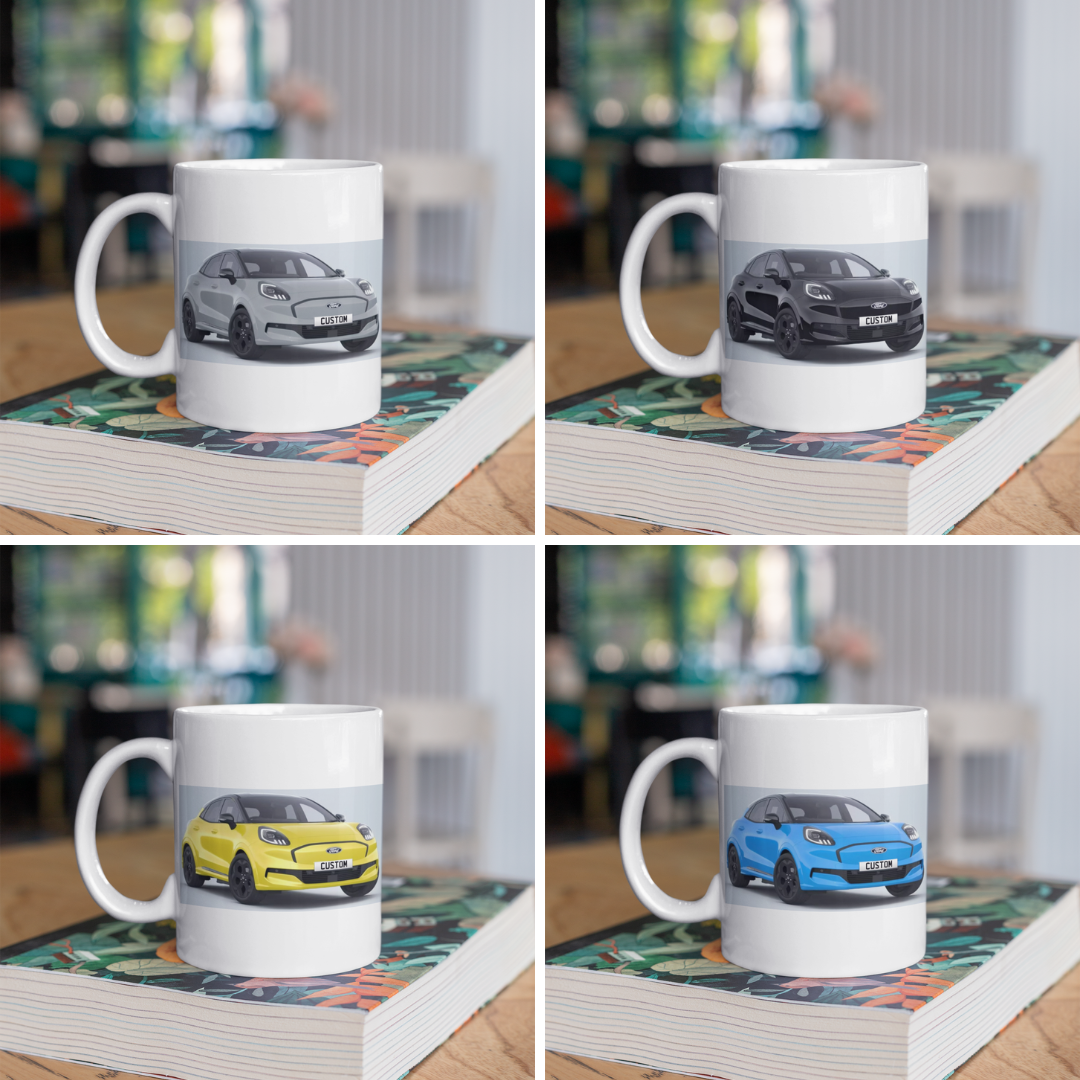 Personalised Ford Puma Gen-E Black Edition Mug