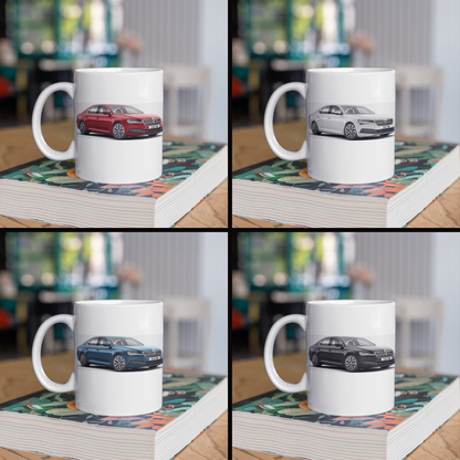 Personalised Skoda Superb L & K Mug