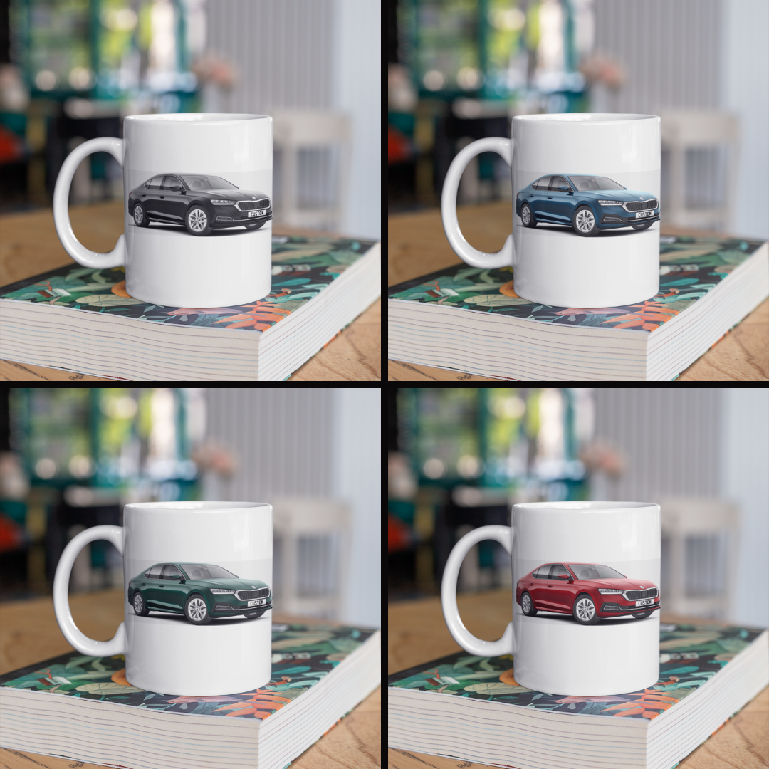 Personalised Skoda Octavia SE L Mug