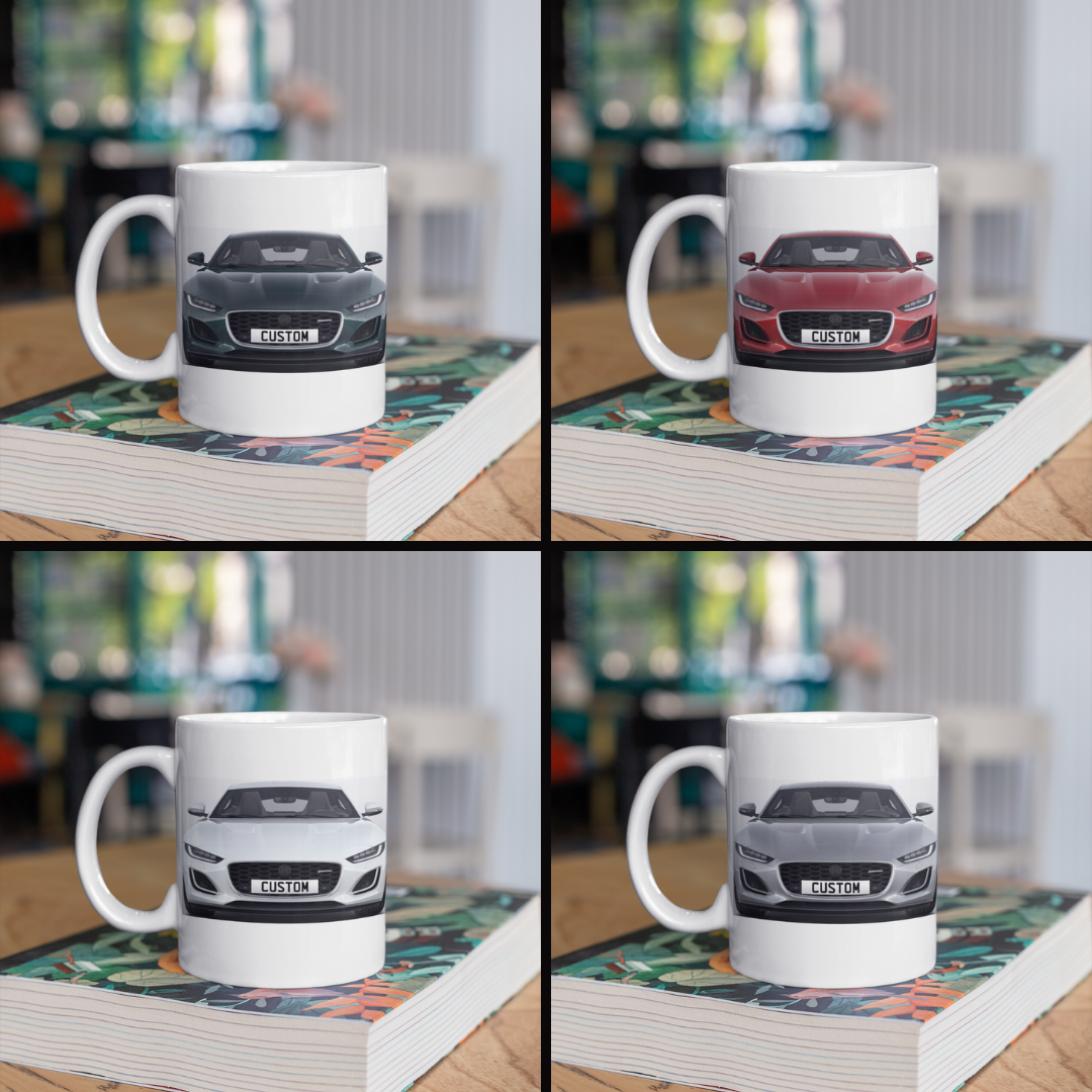 Personalised Jaguar F-Type R Dynamic Mug