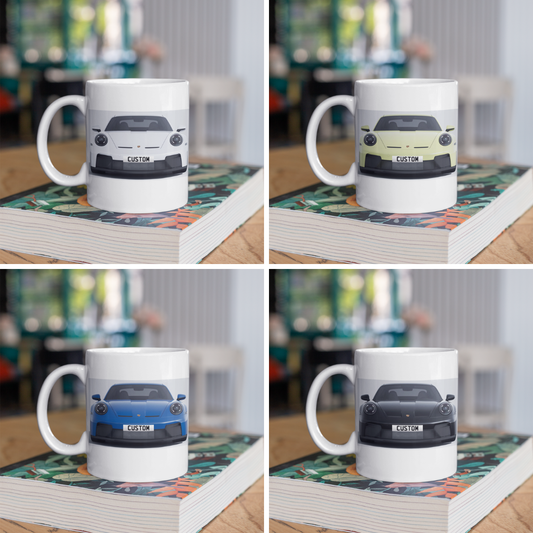 Personalised Porsche 911 GT3 (with Touring Pack) Mug