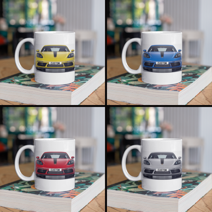 Personalised Porsche 718 Cayman Style Edition Mug