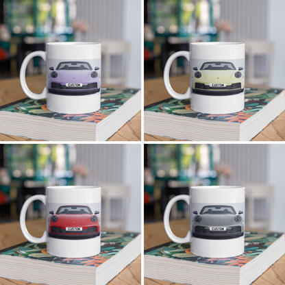 Personalised Porsche 911 Carrera T Cabriolet Mug