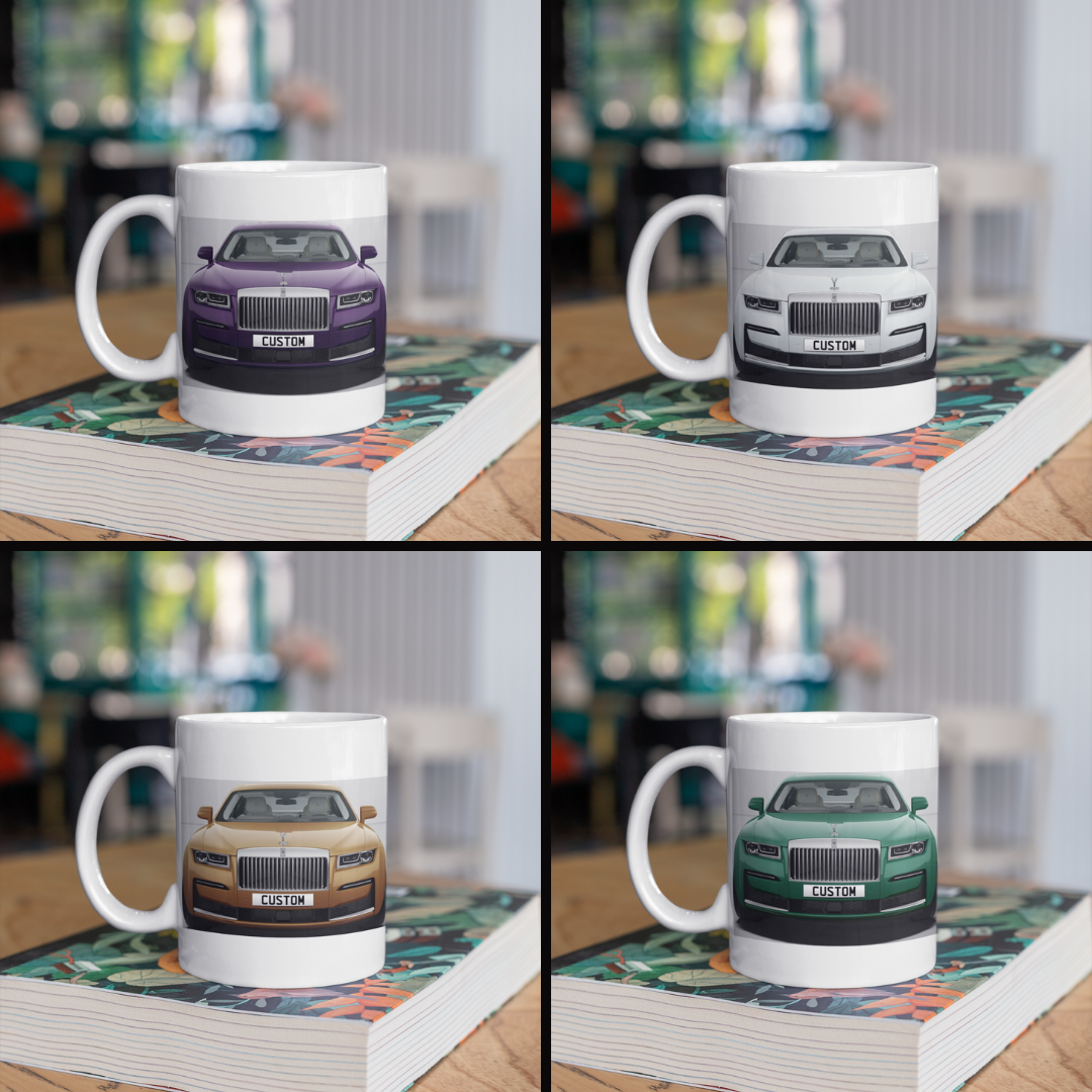 Personalised Rolls Royce Ghost Mug