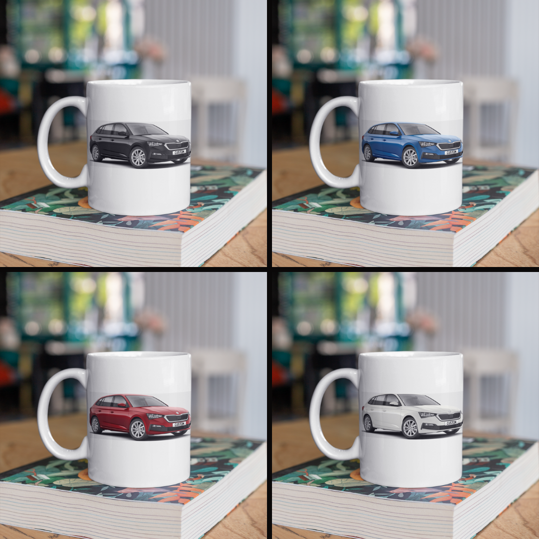 Personalised Skoda Scala SE L (Pre 2024 Model) Mug