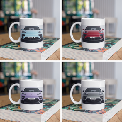 Personalised Porsche Macan Turbo Electric Mug