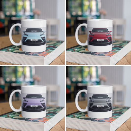 Personalised Porsche Macan Turbo Electric Mug