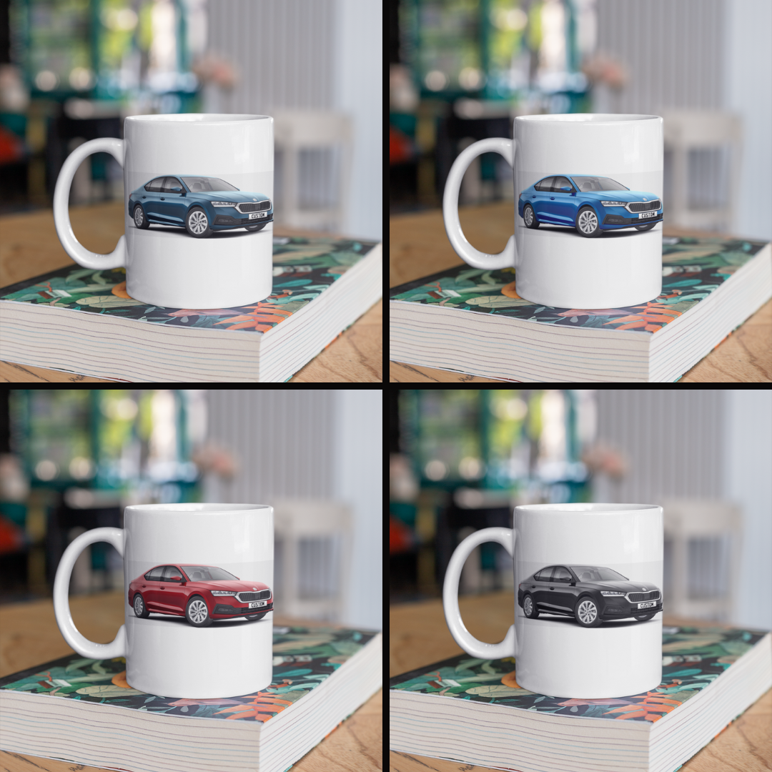 Personalised Skoda Octavia SE Mug