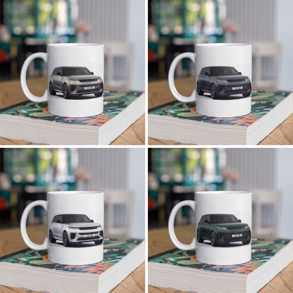 Personalised Land Rover Range Rover Sport SV Carbon Fibre Pack Mug