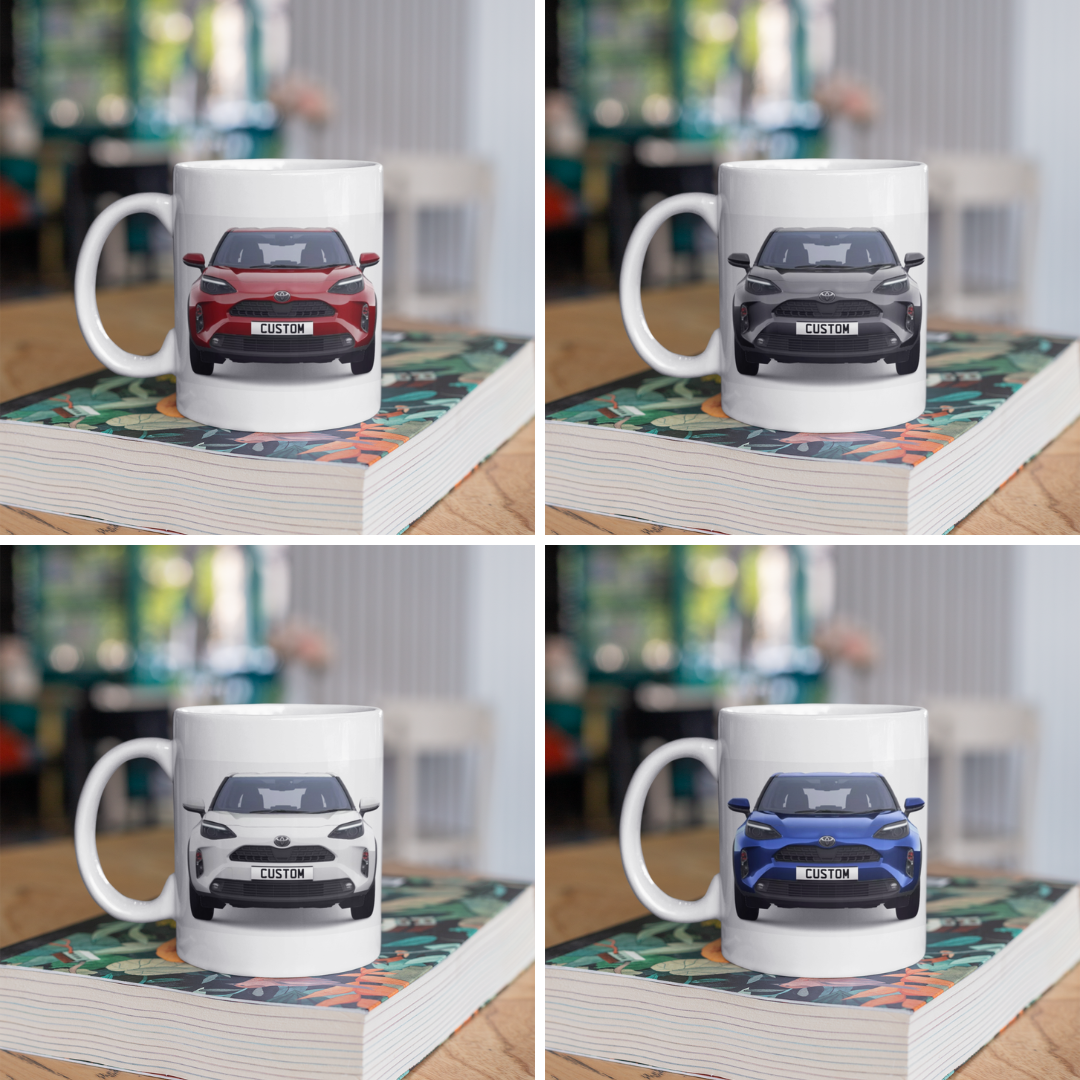 Personalised Toyota Yaris Cross Icon Mug
