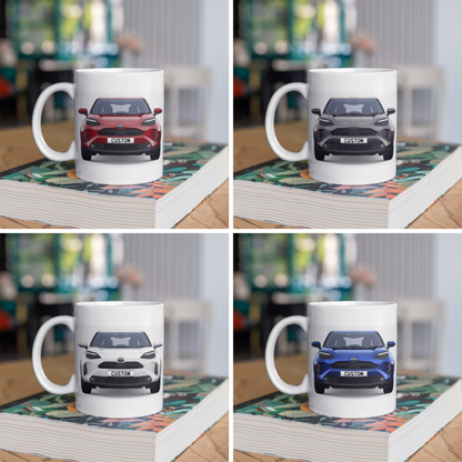 Personalised Toyota Yaris Cross Icon Mug