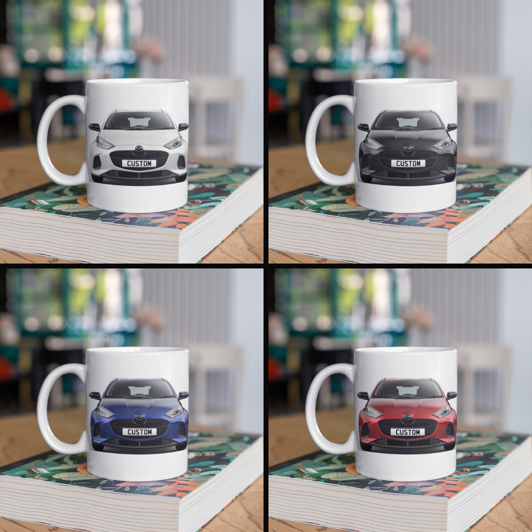 Personalised Mazda 2 Hybrid Exclusive Line Mug