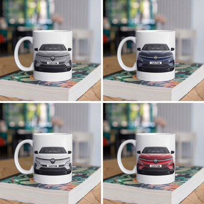 Personalised Renault Megane E-Tech Electric Mug