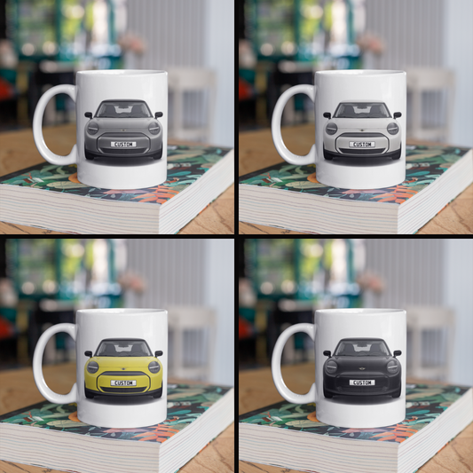 Personalised Mini All Electric Mini Cooper E Classic Mug