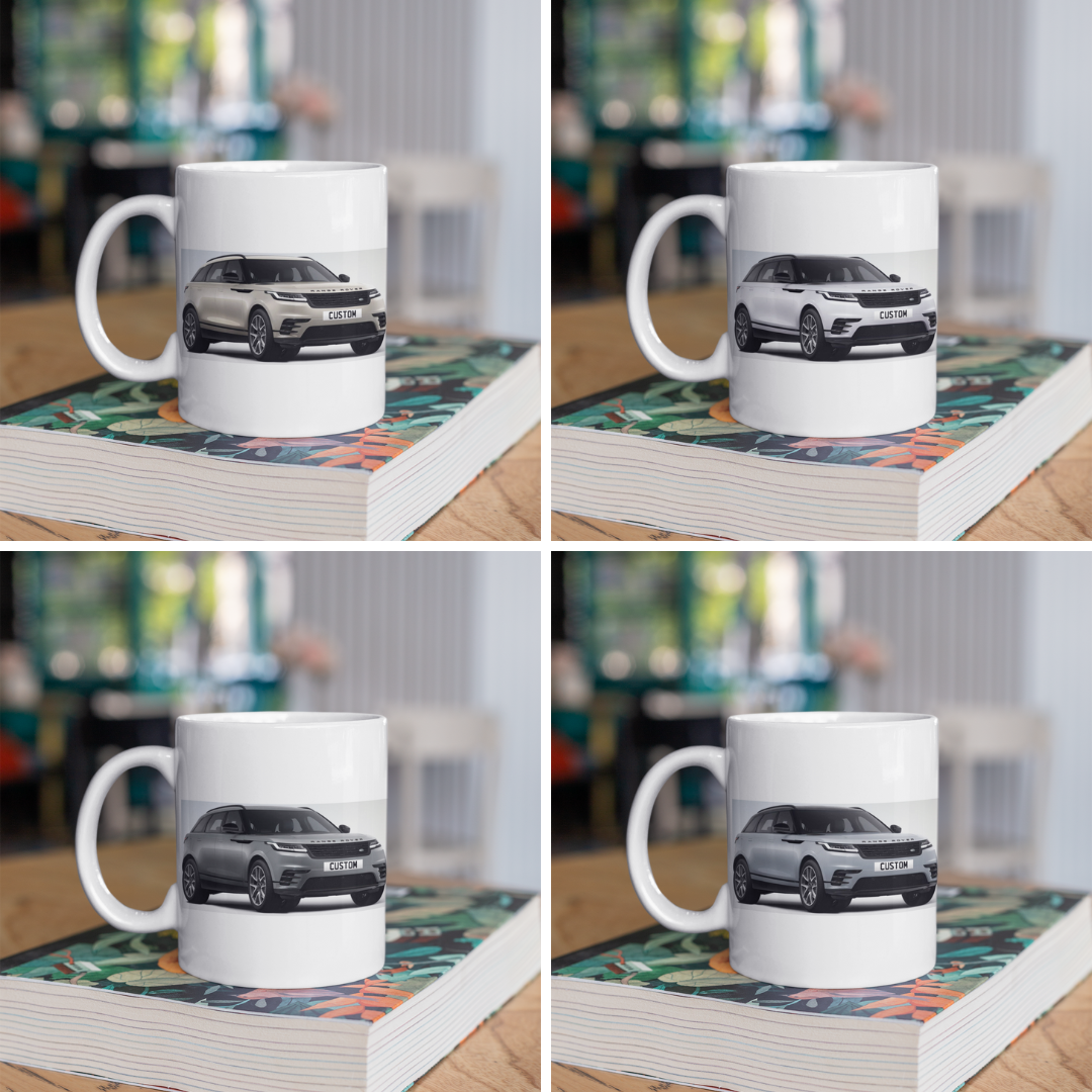 Personalised Land Rover Range Rover Velar Autobiography Black Edition Mug