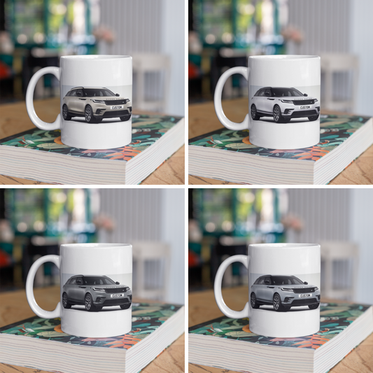 Personalised Land Rover Range Rover Velar Autobiography Black Edition Mug