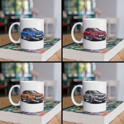 Personalised Peugeot e-2008 Allure Premium+ Mug