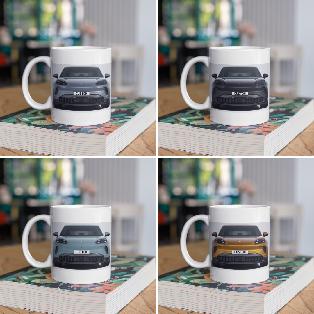 Personalised Porsche Cayenne Electric Mug