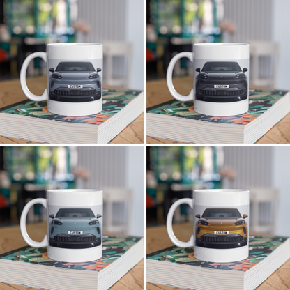 Personalised Porsche Cayenne Electric Mug