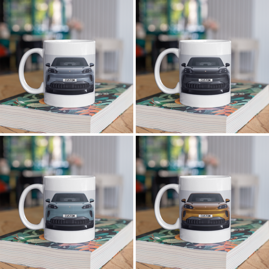 Personalised Porsche Cayenne Electric Mug