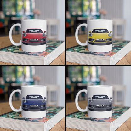 Personalised Porsche 911 Carrera 4 GTS Mug