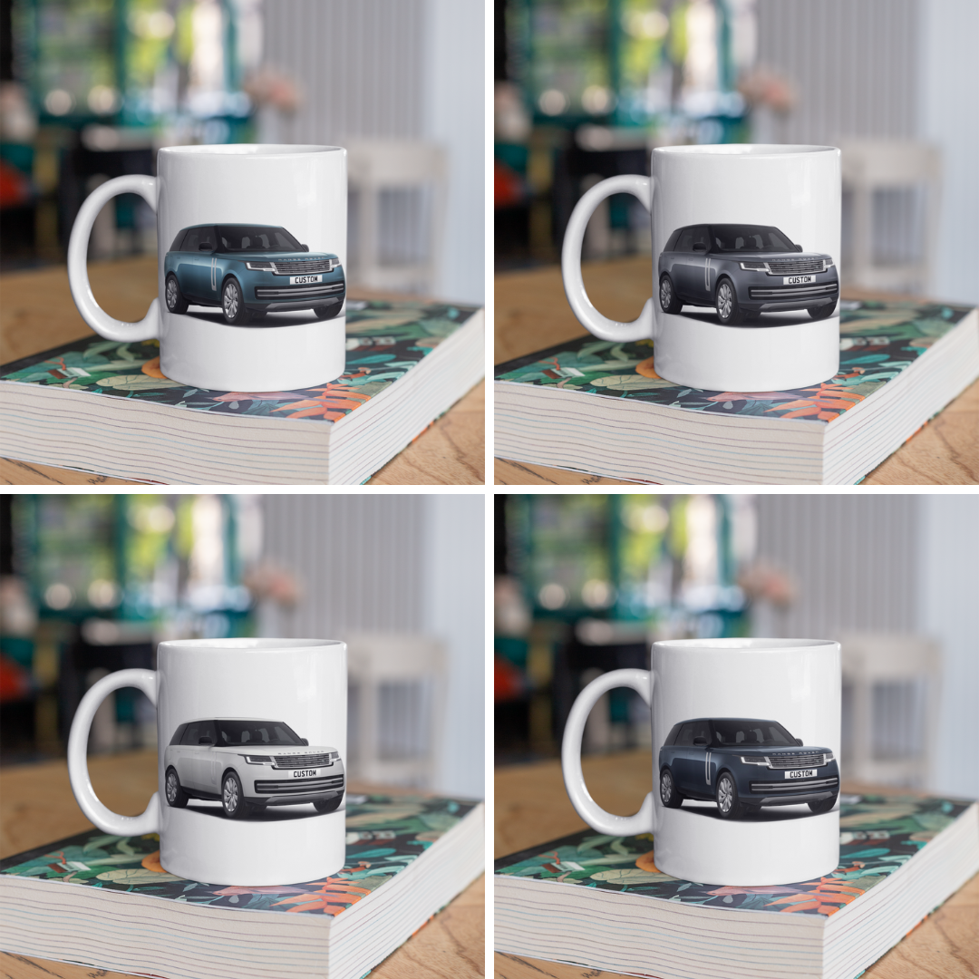 Personalised Land Rover Range Rover Nickel Atlas Exterior Mug
