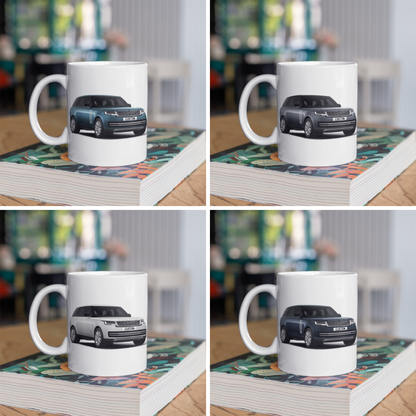 Personalised Land Rover Range Rover Nickel Atlas Exterior Mug