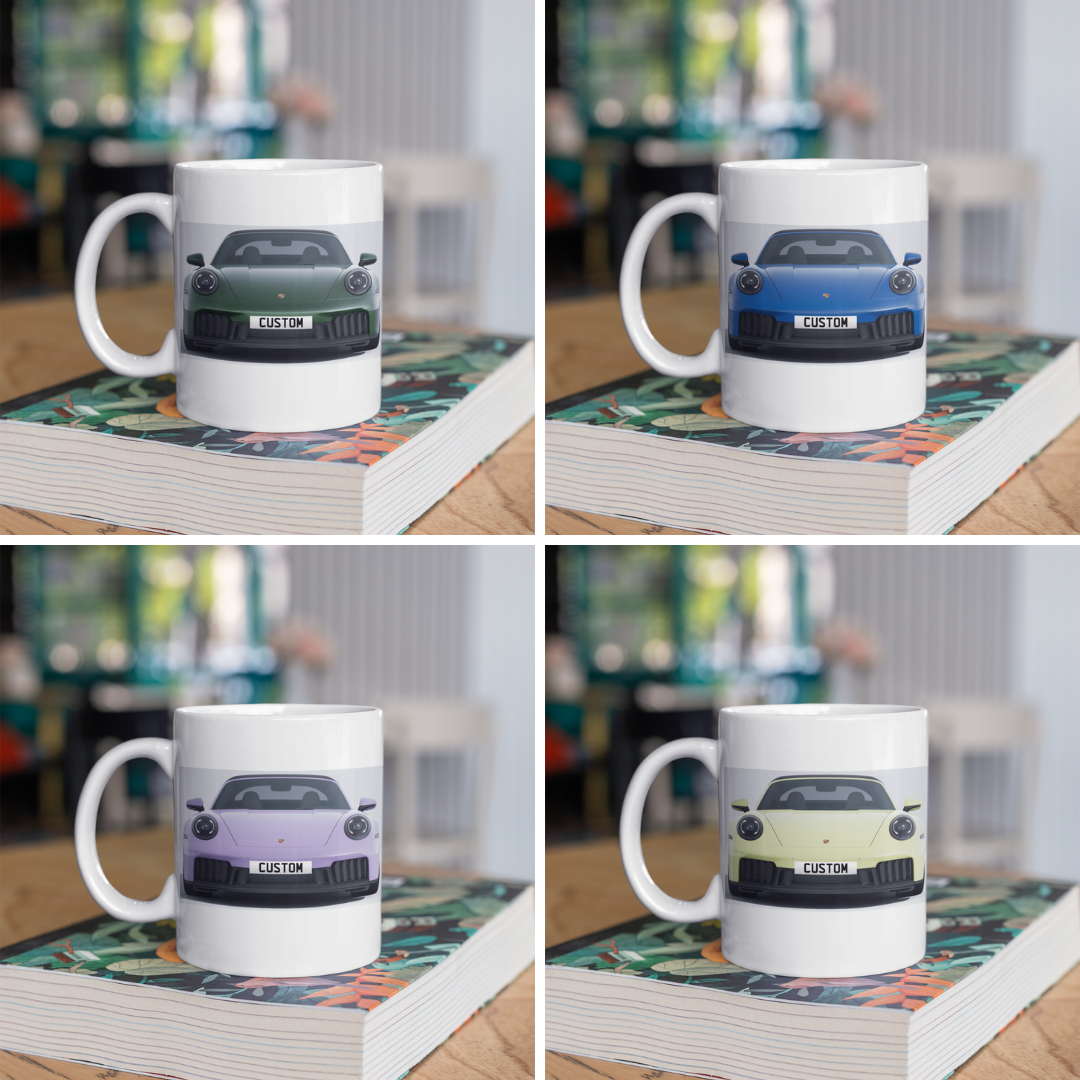 Personalised Porsche 911 Targa 4 GTS Mug
