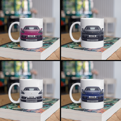 Personalised Porsche 718 Cayman S Mug