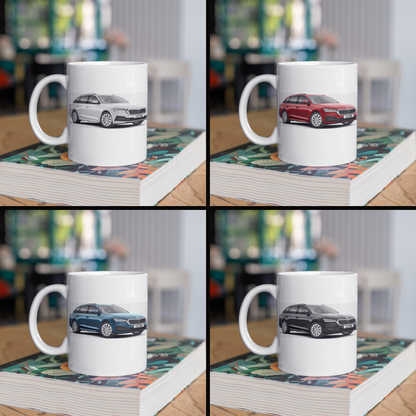 Personalised Skoda Octavia Estate SE Mug