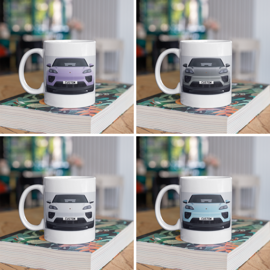 Personalised Porsche Macan Electric Mug