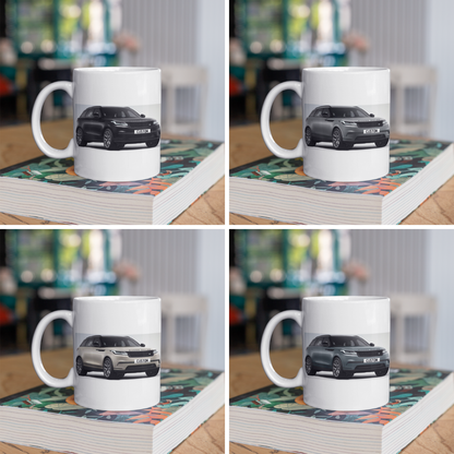 Personalised Land Rover Range Rover Velar S Black Edition Mug