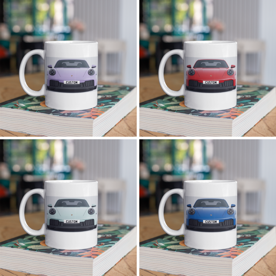 Personalised Porsche 911 Carrera GTS Mug